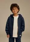 Kids Oversized Zip Hoodie Casual Warm Sweatshirt
